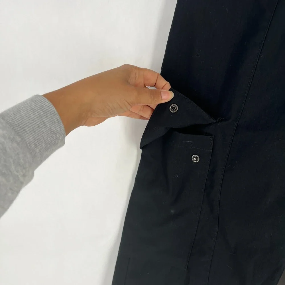 Nike Air Jordan Cargo Pants Womens XS Black Cotton Loose Fit High Rise Outdoor - Picture 3 of 16